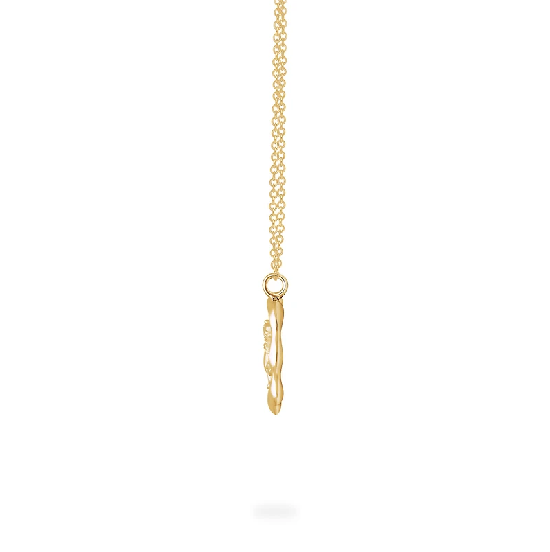 Zodiac Leo Pendant in Yellow Gold