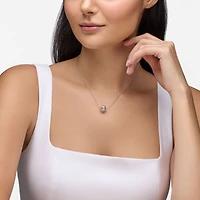 Sterling Silver Mesh Ball Necklace