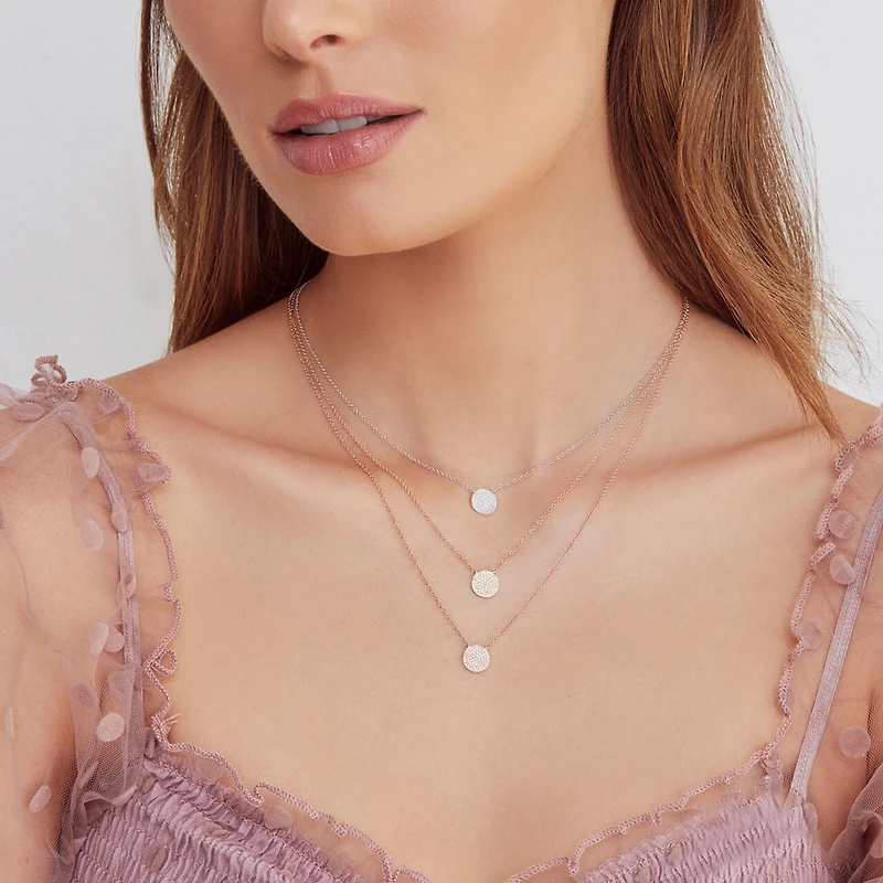 Kate Gold and Diamond Pavé Pendant