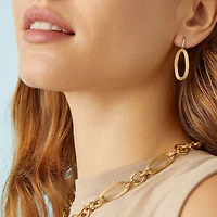 Jaipur Yellow Gold and Diamond Drop Earrings