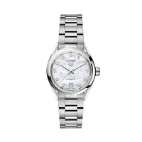 Carrera Automatic 29 mm Stainless Steel and Diamond