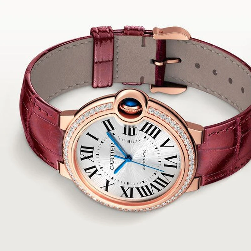 Ballon Bleu de Cartier Automatic 36 mm Rose Gold and Diamond