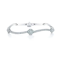 Curved Diamond Bracelet