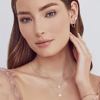 Kate White Gold and Diamond Pavé Heart Pendant