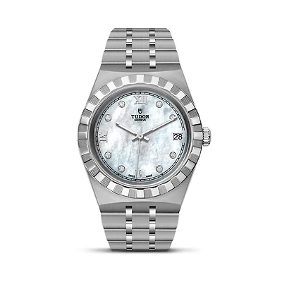 TUDOR Royal Automatic 34 mm Stainless Steel and Diamond