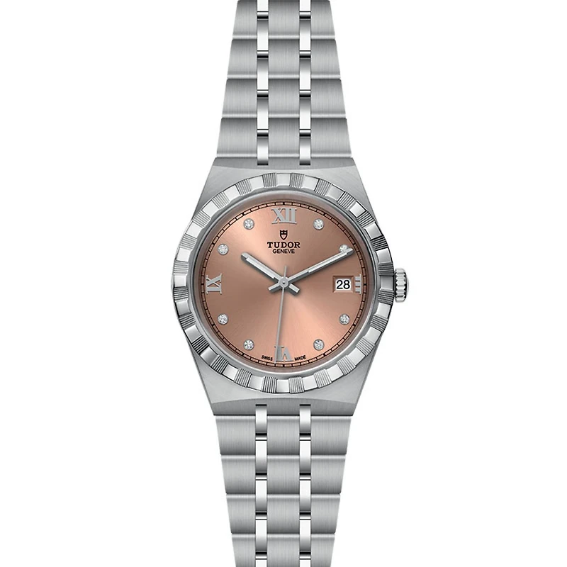 TUDOR Royal Automatic 38 mm Stainless Steel and Diamond