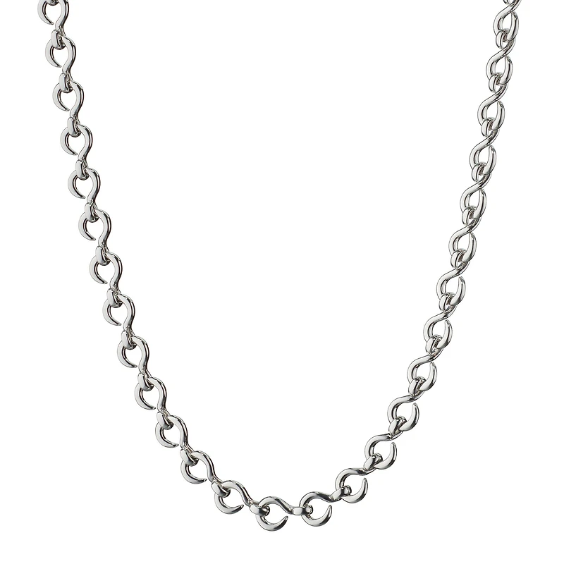 Infinite & Boundless The Twist Infinity Petite Silver Necklace