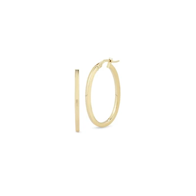 Basic Yellow Gold  Small Hoop Earrings