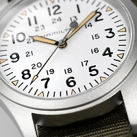 Khaki Field Manual 38 mm Stainless Steel
