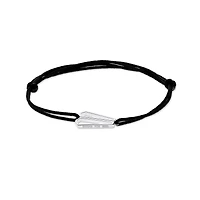 Sterling Silver Charity Cord Bracelet