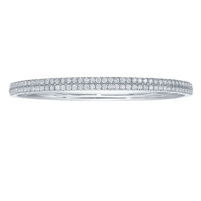 Diamond Bracelet in White gold