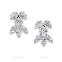 Diamond Snow Angel Earrings, Large