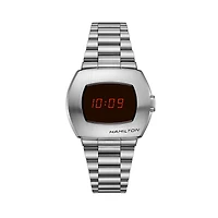 American Classic PSR MTX Digital Quartz 41 X 35 mm Stainles Steel