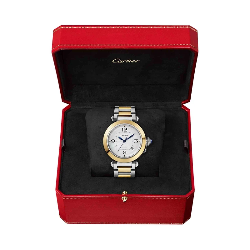 Pasha de Cartier Automatic 41 mm Yellow Gold and Stainless Steel