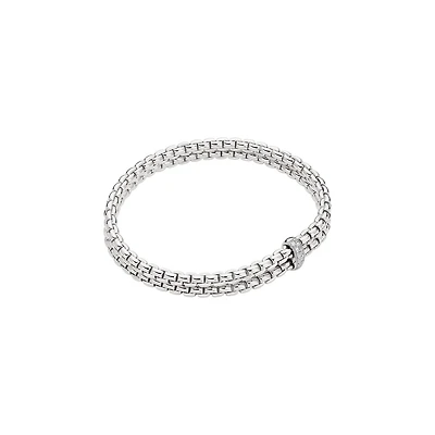 Eka Tiny Flex'it Gold and Diamond Double Bracelet