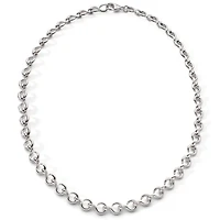 Infinite & Boundless The Twist Infinity Petite Silver Necklace