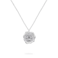 Zodiac Libra Pendant in Sterling Silver