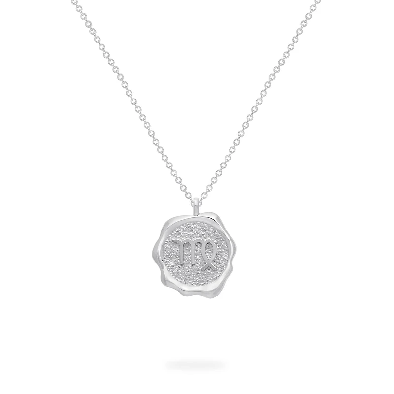 Zodiac Virgo Pendant in Sterling Silver