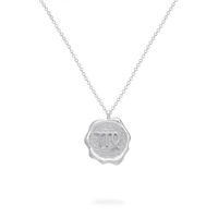 Zodiac Virgo Pendant in Sterling Silver