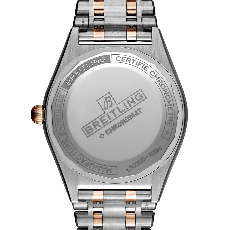 Chronomat Automatic 36 mm Stainless Steel, Red Gold and Diamond