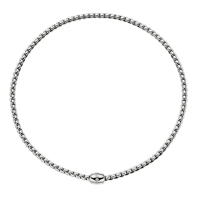 Eka Flex'it D-Link White Gold and Diamond Necklace