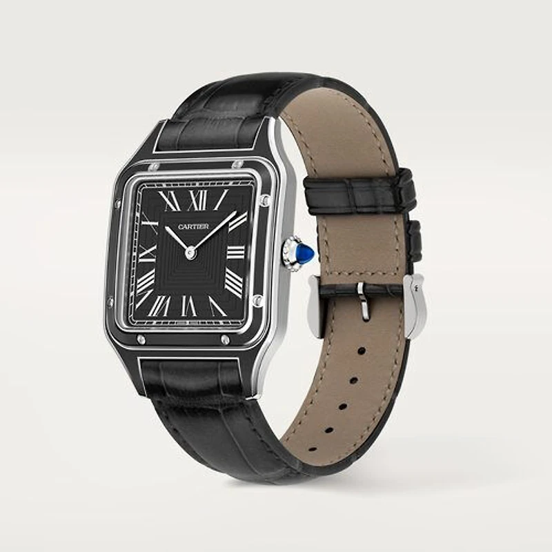 Santos-Dumont Large Manual 43 X 31 mm Stainless Steel