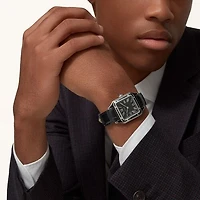 Santos-Dumont Large Manual 43 X 31 mm Stainless Steel