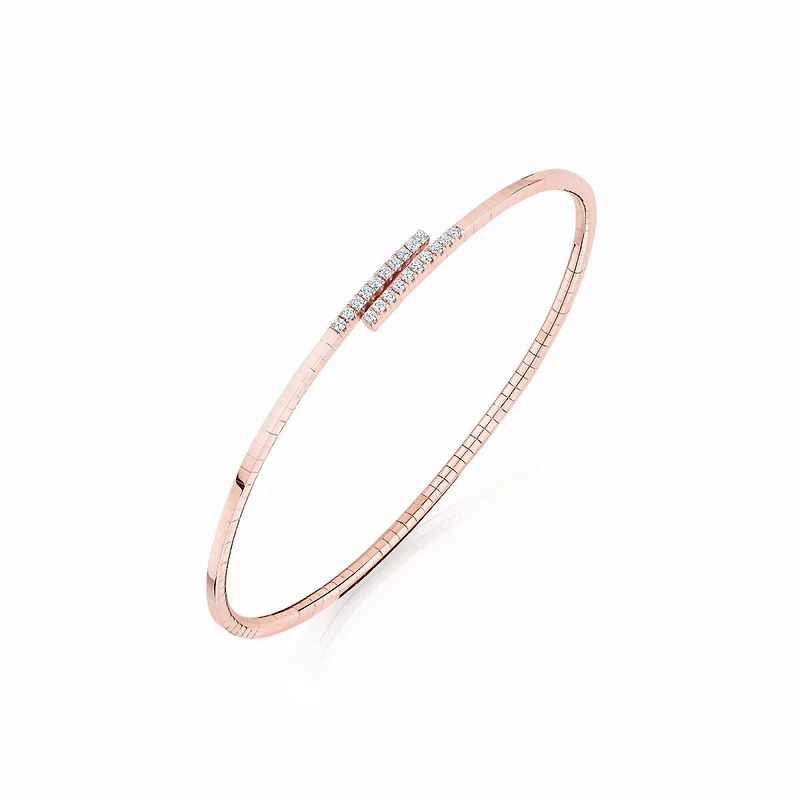Rose Gold Flex Wrap Bracelet