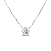 Diamonds by the Inch White Gold 0.38ct Diamond Station Necklace