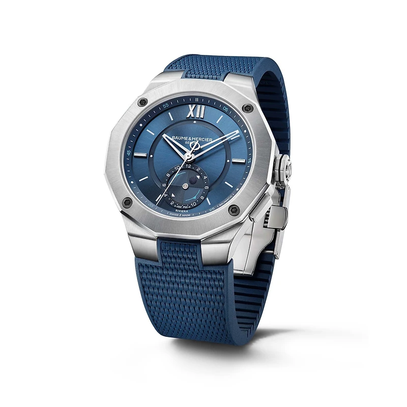 Riviera Tideograph Baumatic Automatic 43 mm Stainless Steel - Limited Edition