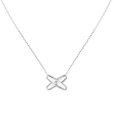 Jeux De Liens White Gold and Diamond Pendant