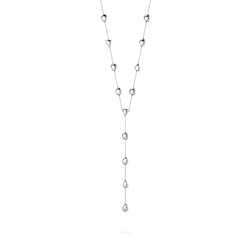 Silver Lariat Necklace