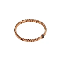 Vendome Flex'it Rose Gold and Black Diamond Pavé Bracelet