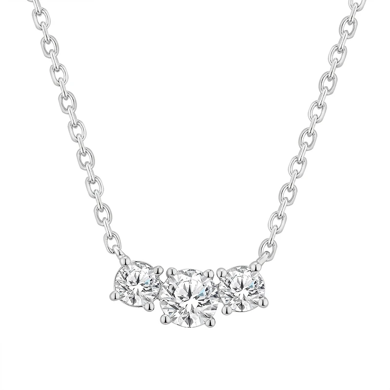 White Gold Diamond Pendant Necklace