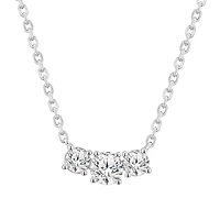 White Gold Diamond Pendant Necklace