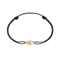 Menottes R8 Yellow Gold Cord Bracelet