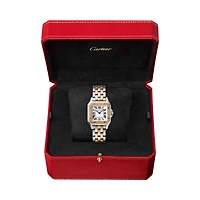 Panthère de Cartier Medium Quartz 29 x 37 mm Rose Gold, Stainless Steel and Diamond