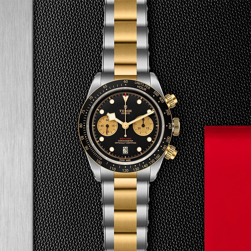 Black Bay Chrono Automatic Chronograph 41 mm Yellow Gold and Stainless Steel