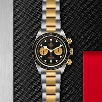 Black Bay Chrono Automatic Chronograph 41 mm Yellow Gold and Stainless Steel
