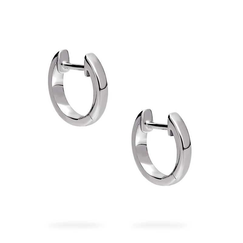 Sterling Silver Huggie Earrings For Babies
