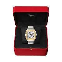 Santos de Cartier Extra Large Automatic Chronograph 45 mm Yellow Gold and Stainless Steel