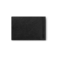 Sartorial Black 6 Card Wallet with Money Clip