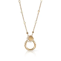 Luce Rose Gold and Diamond Pendant