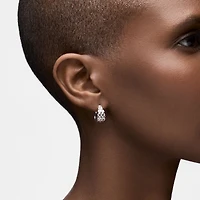 Silver Serpent Hoops, 15MM