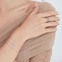 Kate White Gold and Diamond Pavé Bracelet