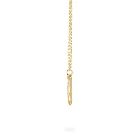 Zodiac Cancer Pendant in Yellow Gold