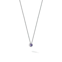 Amethyst and Silver Pendant