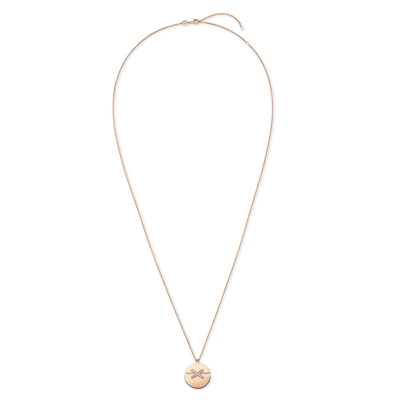 Jeux de Liens Harmony Large Rose Gold Diamond Necklace