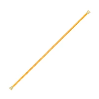 Yellow Gold Plated Stainless Steel Medium Sunshine Cable