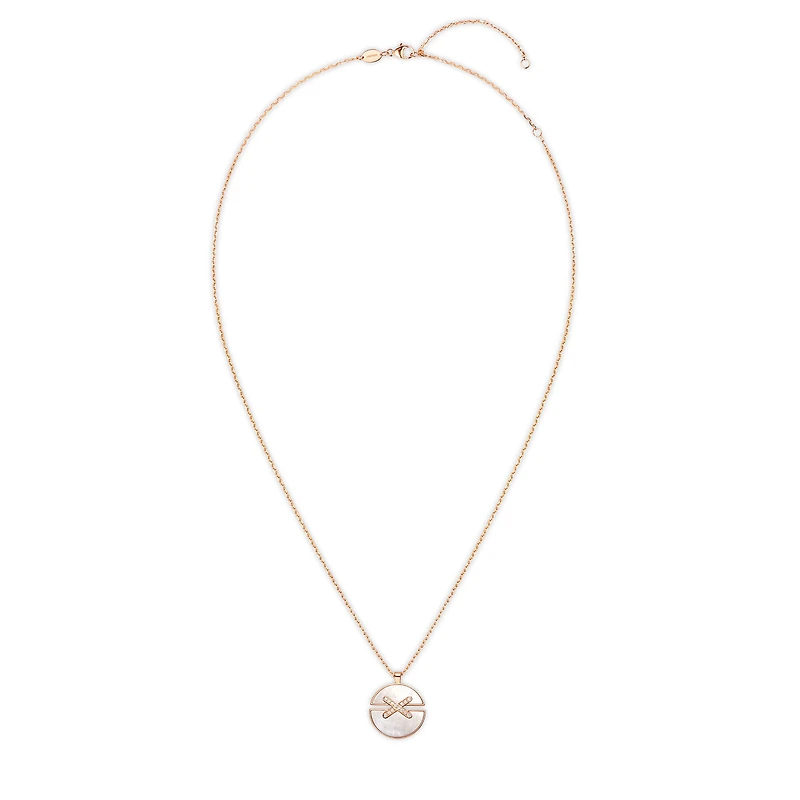 Jeux De Liens Harmony Medium Rose Gold, Mother-of-Pearl and Diamond Pendant